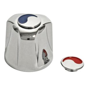 Small Universal Canopy Faucet Handle in Chrome Small Universal Canopy Faucet Handle in Chrome