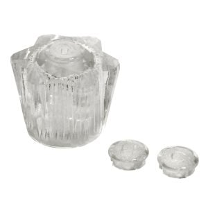 Replacement Faucet Handle for Streamway in Clear Acrylic Replacement Faucet Handle for Streamway in Clear Acrylic