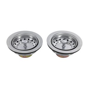 3-1/2 in. Basket Strainer Assembly in Stainless Steel