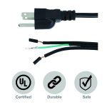 3 ft. Garbage Disposal Power Cord Installation Kit