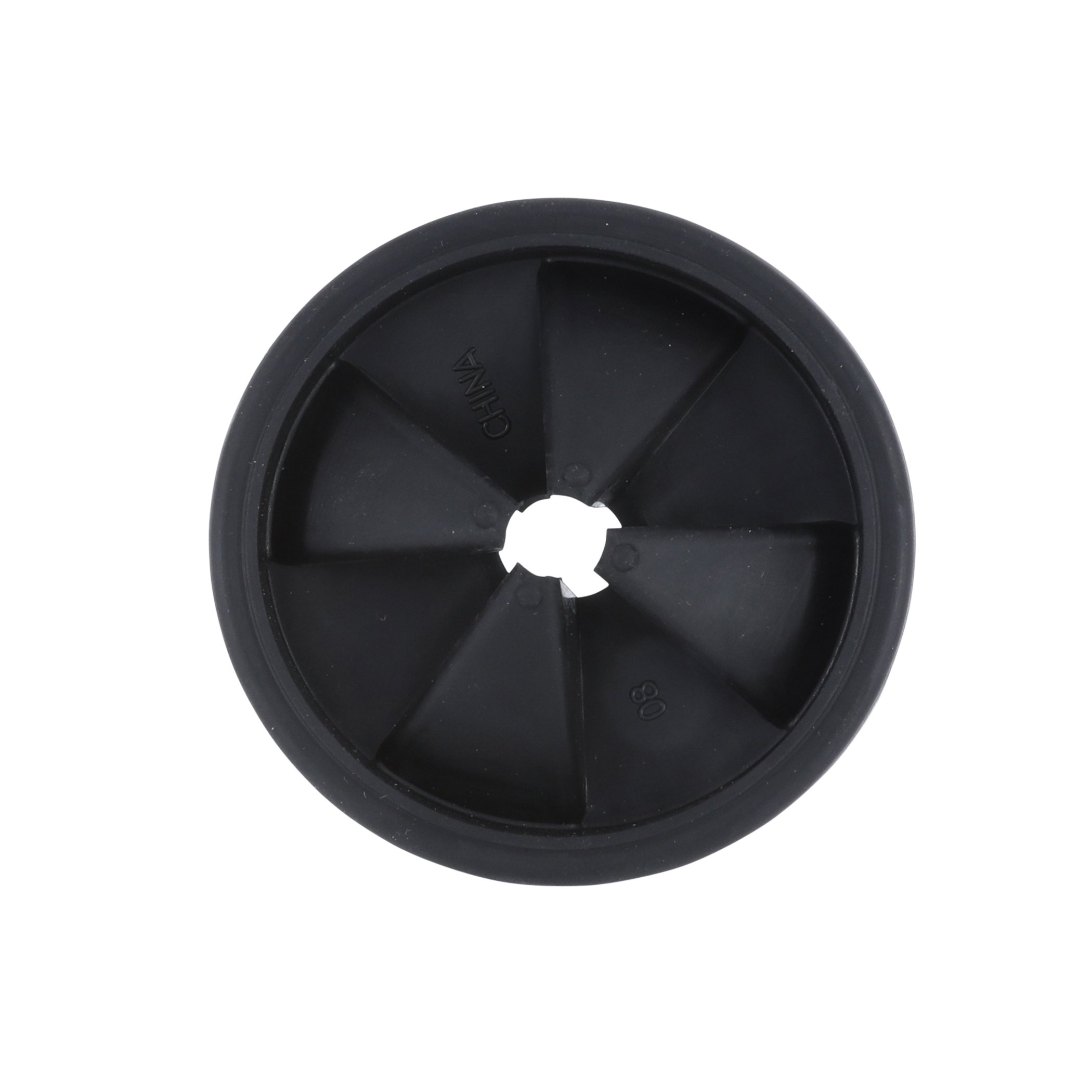 3.3 inch Garbage Disposal Splash Guard Baffle in Black