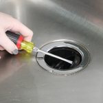 3.3 inch Garbage Disposal Splash Guard Baffle in Black