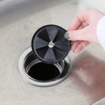 3.3 inch Garbage Disposal Splash Guard Baffle in Black