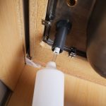 Universal Soap Dispenser with Curved Nozzle in Matte Black