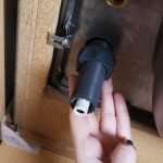 Universal Soap Dispenser with Curved Nozzle in Matte Black