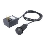 Kitchen Sink Top Mount Air Switch for Garbage Disposals in Matte Black