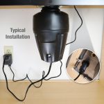 Kitchen Sink Top Mount Air Switch for Garbage Disposals in Matte Black
