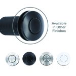 Kitchen Sink Top Mount Air Switch for Garbage Disposals in Matte Black