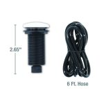 Kitchen Sink Top Mount Air Switch for Garbage Disposals in White