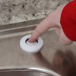 Kitchen Sink Top Mount Air Switch for Garbage Disposals in White