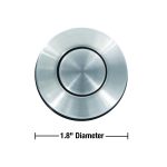 Kitchen Sink Top Mount Air Switch for Garbage Disposals Replacement Button in Stainless Steel