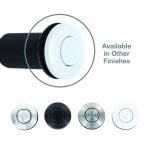 Kitchen Sink Top Mount Air Switch for Garbage Disposals Replacement Button in White