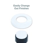 Kitchen Sink Top Mount Air Switch for Garbage Disposals Replacement Button in White