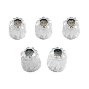 5-piece Handle Kit in Clear for Pfister Windsor and Contessa Tub/Shower Faucets