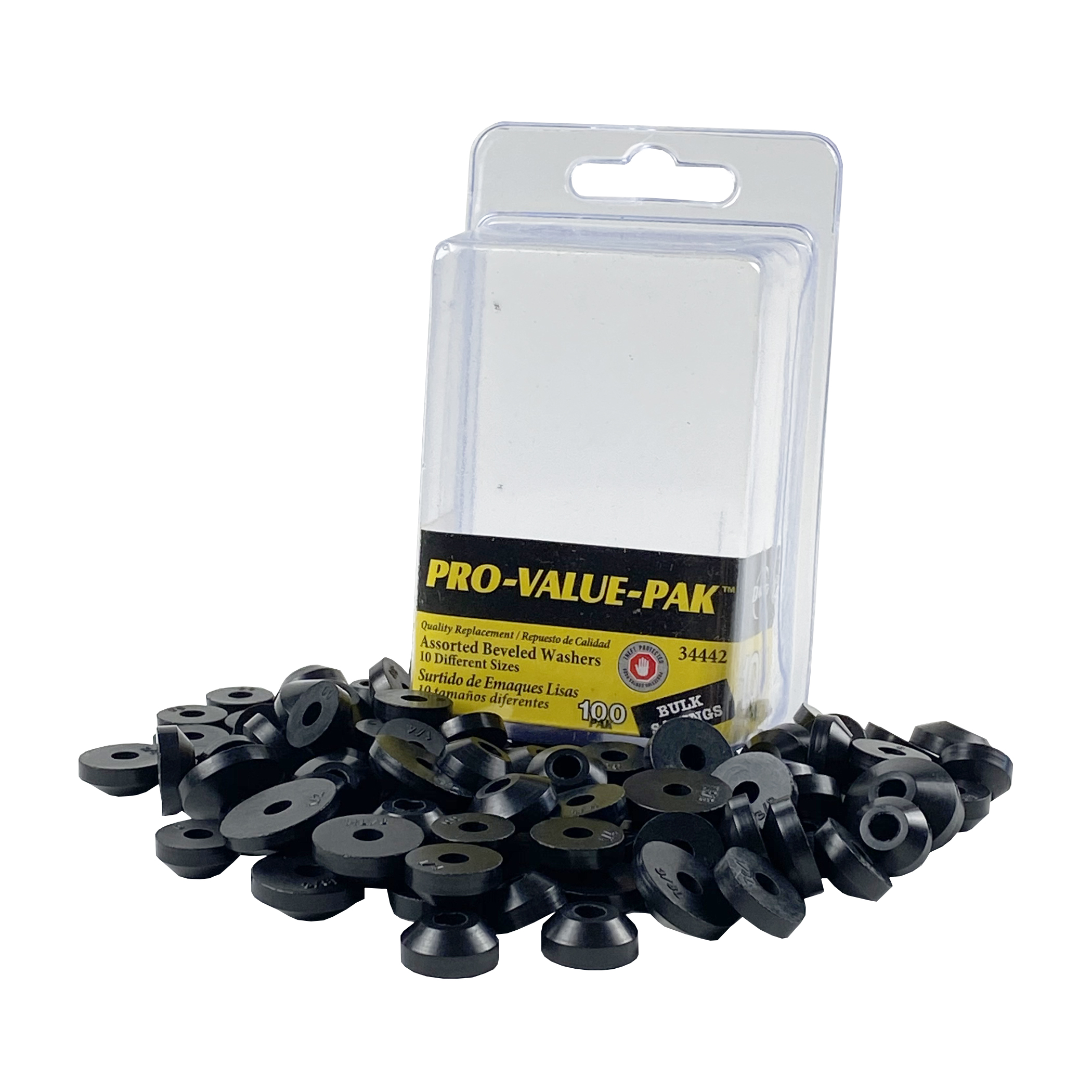 Assorted Beveled Washers Kit (100-Piece)