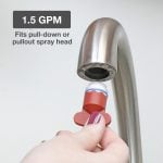 Water Saving 1.2 GPM Junior Hidden Faucet Aerator Insert (2 Pack)