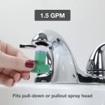 3rd image of Water Saving 1.2 GPM Tiny Hidden Faucet Aerator Insert (2 Pack)