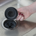6th image of Kitchen Garbage Disposal Drain Stopper in Matte Black