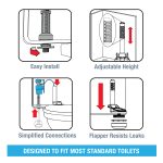 3rd image of Water-Saving Toilet Repair Kit for 2-inch Flush Valve Toilets