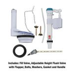 7th image of Complete Toilet Repair Kit for 3-inch Flush Valve Toilets