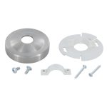 Shower Arm Bracket Stabilizer in Brushed Nickel