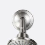 Shower Arm Bracket Stabilizer in Brushed Nickel