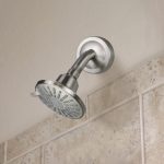 Shower Arm Bracket Stabilizer in Brushed Nickel