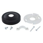 Shower Arm Bracket Stabilizer in Matte Black