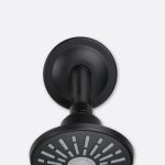 Shower Arm Bracket Stabilizer in Matte Black