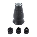 Smart Spray Pull Down Faucet Spray Head in Matte Black