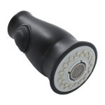 Smart Spray Pull Down Faucet Spray Head in Matte Black