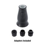 Smart Spray Pull Down Faucet Spray Head in Matte Black