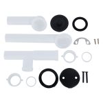5th image of Twist and Turn Tub Drain Kit with Matte Black Trim
