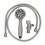 Multi-Function Massage Handheld Showerhead with Hose in Brushed Nickel