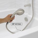 Multi-Function Massage Handheld Showerhead with Hose in Brushed Nickel