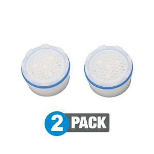 Water Saving 1.2 GPM M16.5x1 Hidden Faucet Aerator Insert (2 Pack) Water Saving 1.2 GPM M16.5x1 Hidden Faucet Aerator Insert (2 Pack)