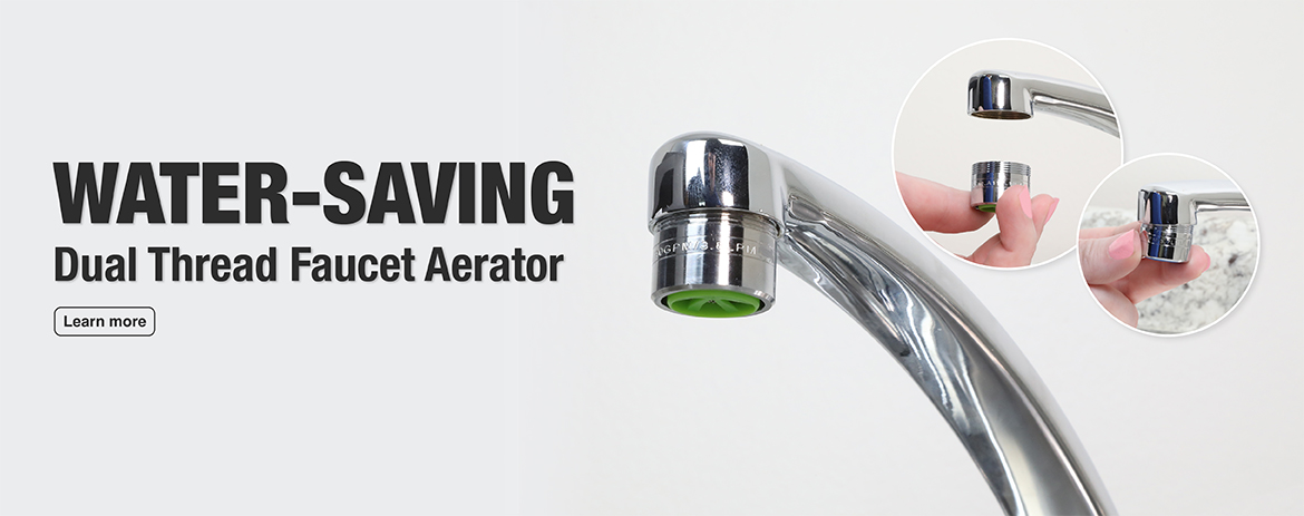 1.0 GPM Extra Water Saving Dual Thread Faucet Aerator in Chrome