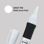 6th image of 0.25 oz. Tile Grout Coating Pen in White