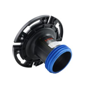 PushSeal™ – 3" Push-In Closet Flange with Seal in Black