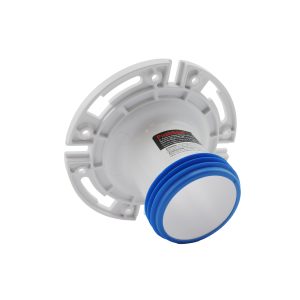 PushSeal – 3" Push-In Closet Flange with Seal in White
