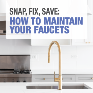 Snap, Fix, Save: How to Maintain Your Faucets