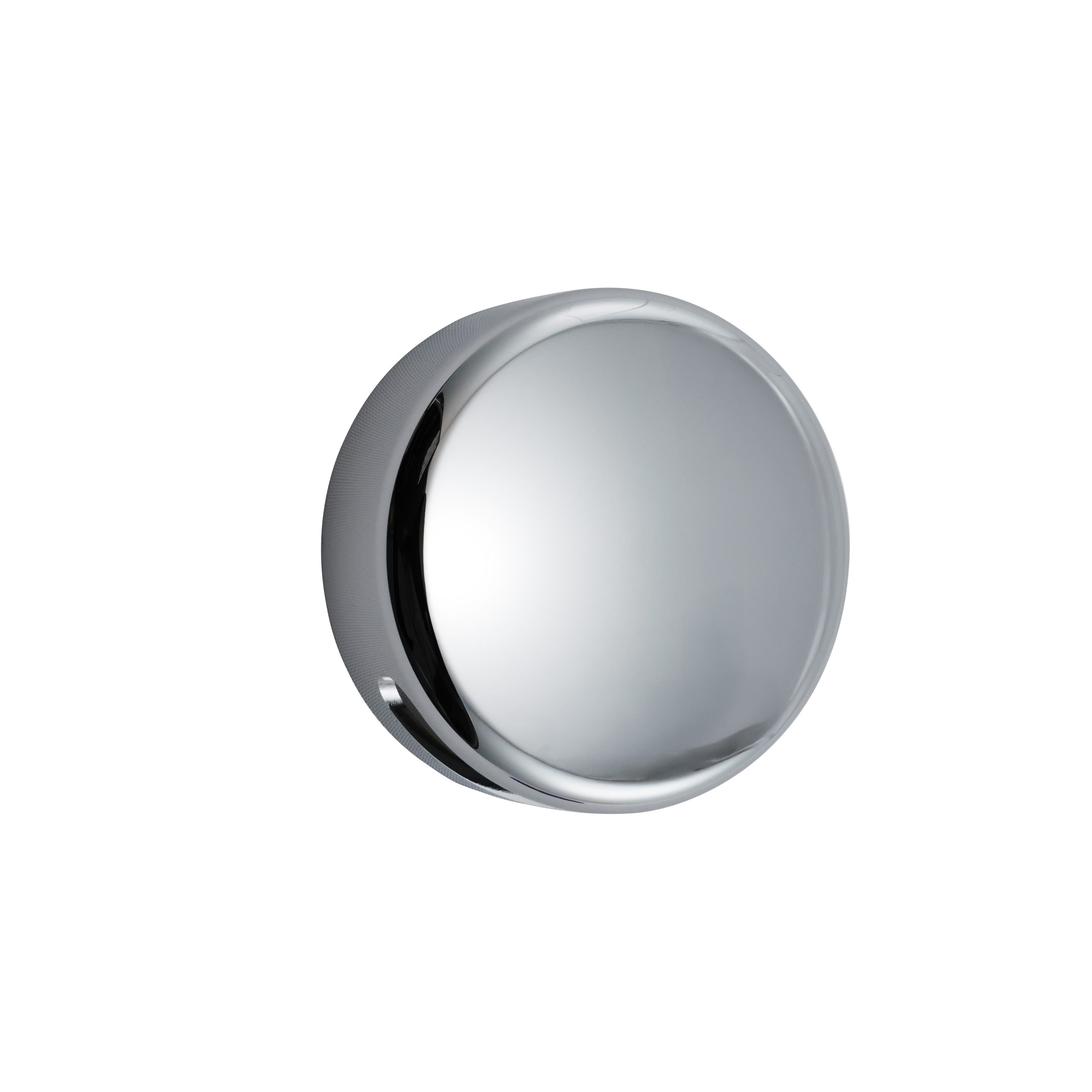 No Hole Bathtub Drain Overflow Plate in Chrome