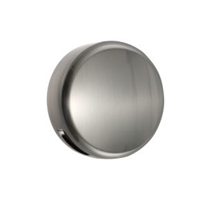 No Hole Bathtub Drain Overflow Plate in Brushed Nickel No Hole Bathtub Drain Overflow Plate in Brushed Nickel