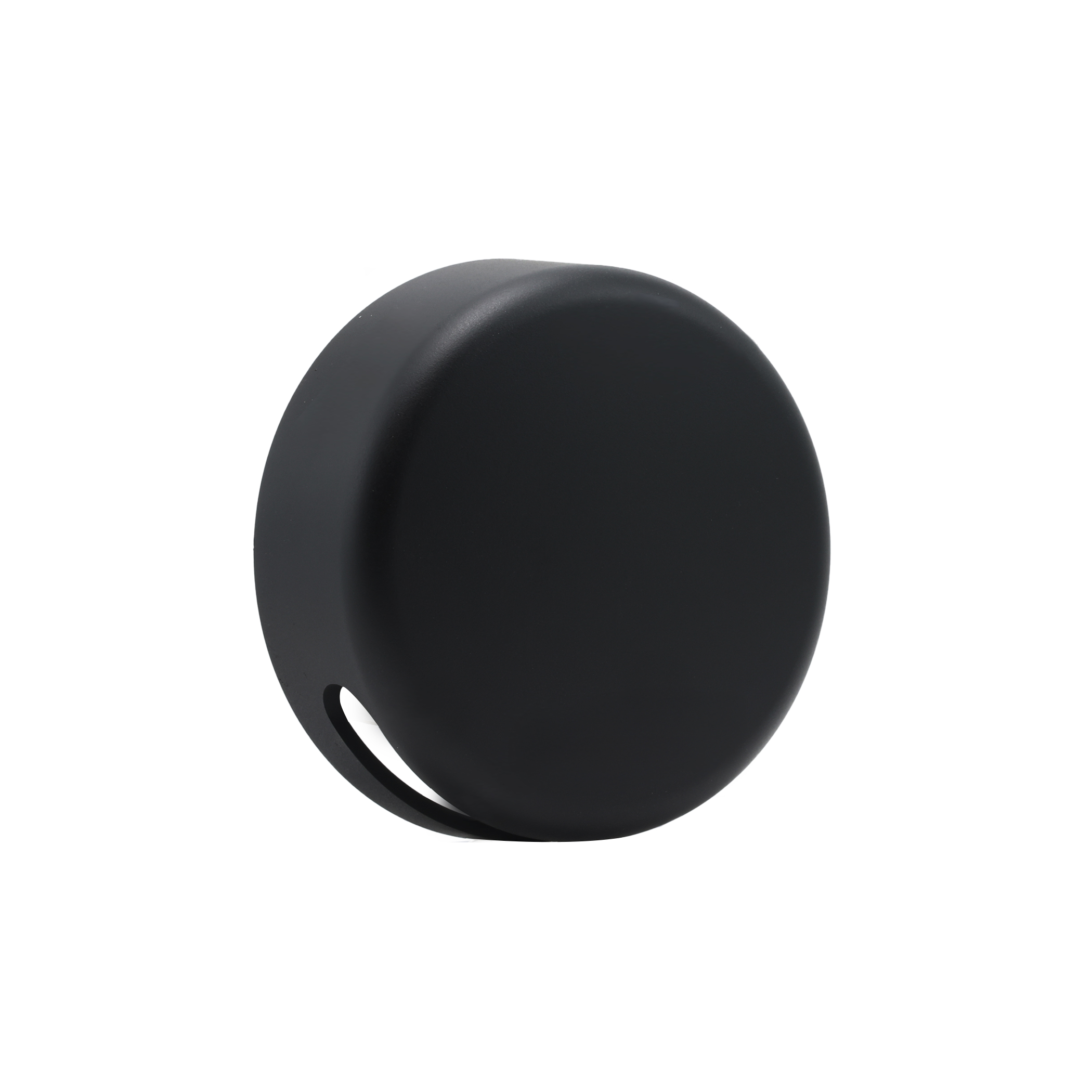 No Hole Bathtub Drain Overflow Plate in Matte Black